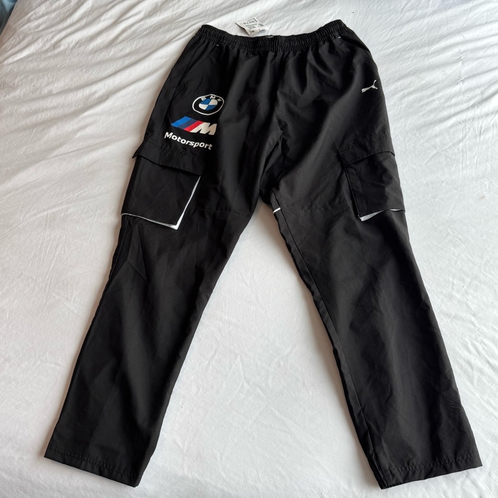 Men’s Large Puma x BMW Black Track Pants (NWT)